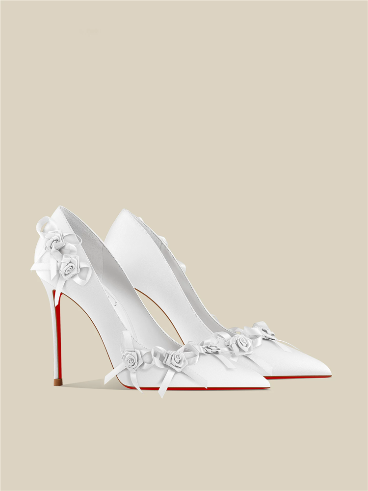 Slip Dress Satin - Nouvelles chaussures de mariée à talons