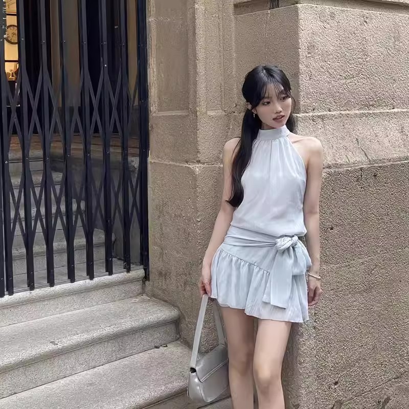 Corset Waist Cinch - Robe de vacances cintrée à ceinture,