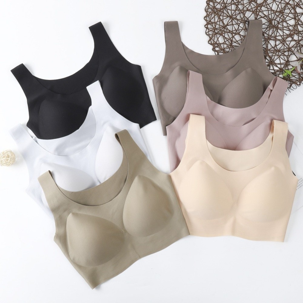 Bralette Wireless Soft - Soutien-gorge sans fil à fermeture douce,