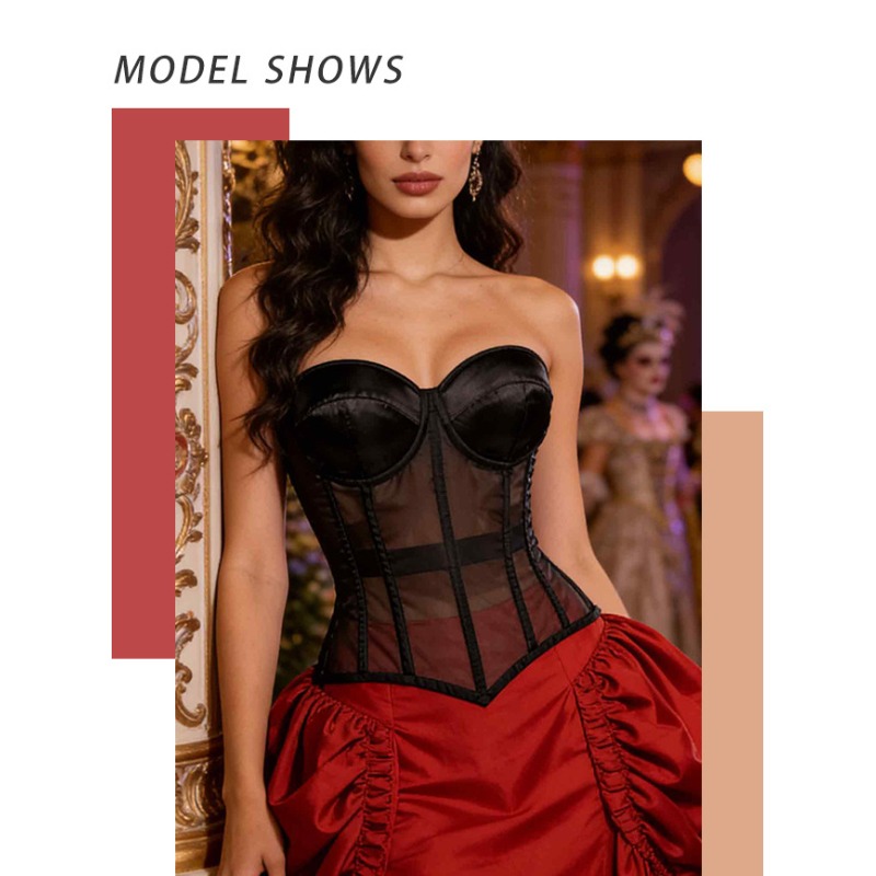 Corset noir sans bretelles en  - Corset Waist Cinch avis et prix